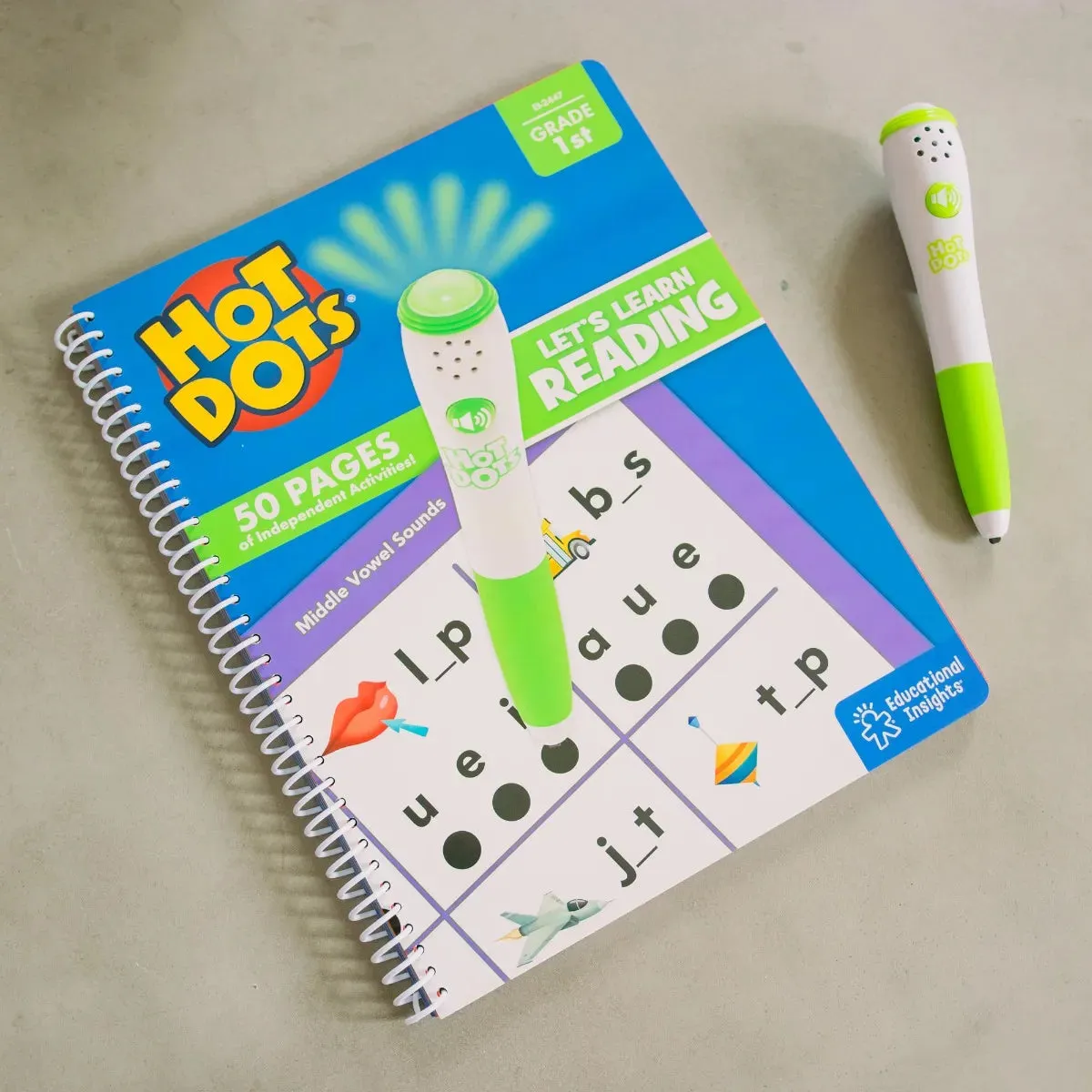 Educational Insights Hot Dots Let's Learn Reading 1st Grade