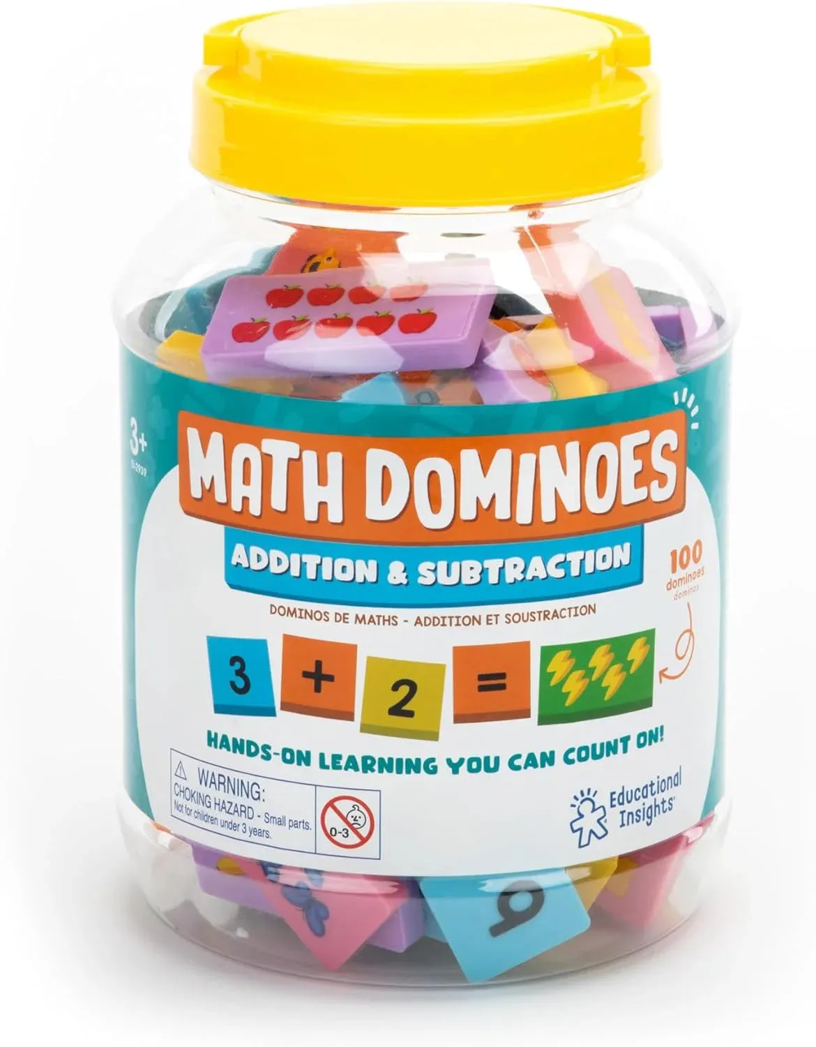 Educational Insights Math Dominoes Addition & Subtract