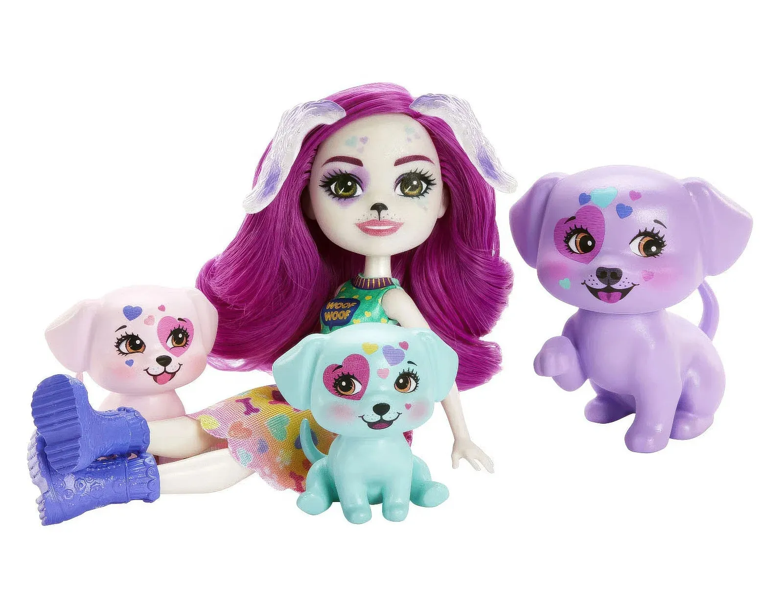 Enchantimals City Tails Doll with Animal Friends