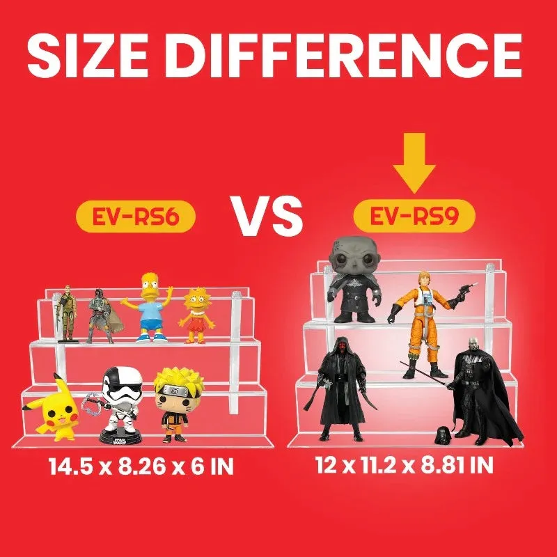 Evoretro - Display Riser Stand 2-Pack - 12 x 11.2 x 8.81"