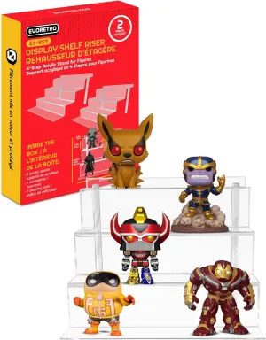 Evoretro - Display Riser Stand 2-Pack - 12 x 11.2 x 8.81"