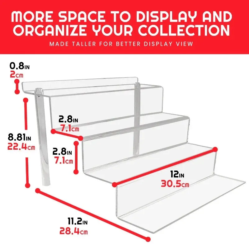 Evoretro - Display Riser Stand 2-Pack - 12 x 11.2 x 8.81"