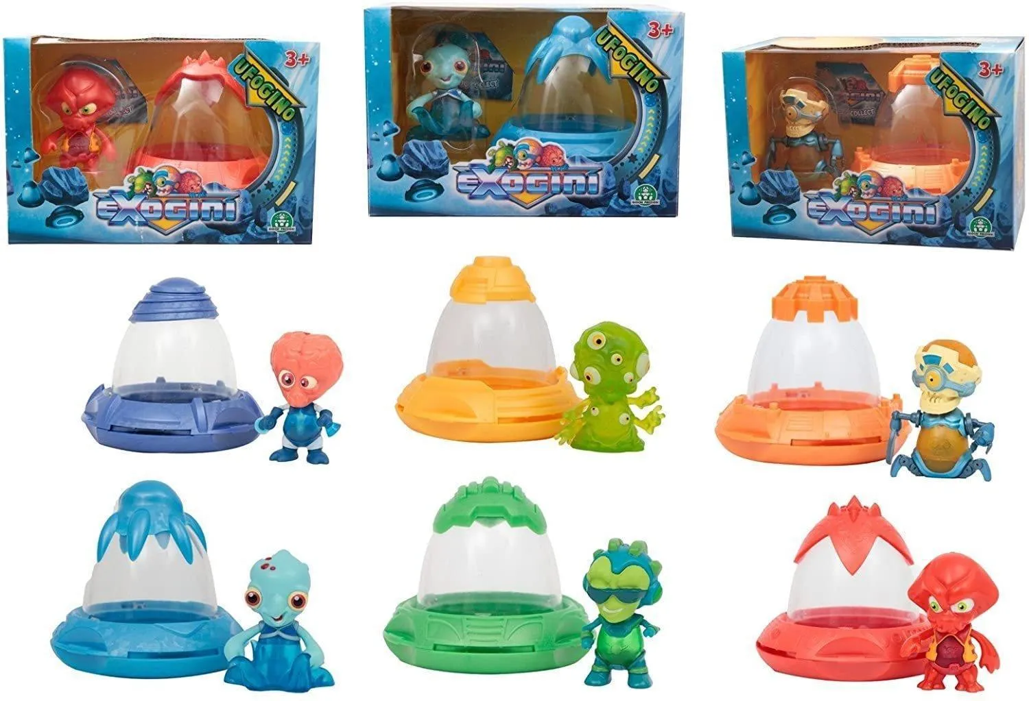 Exogini Ufogini Figurine Playset - Assortment