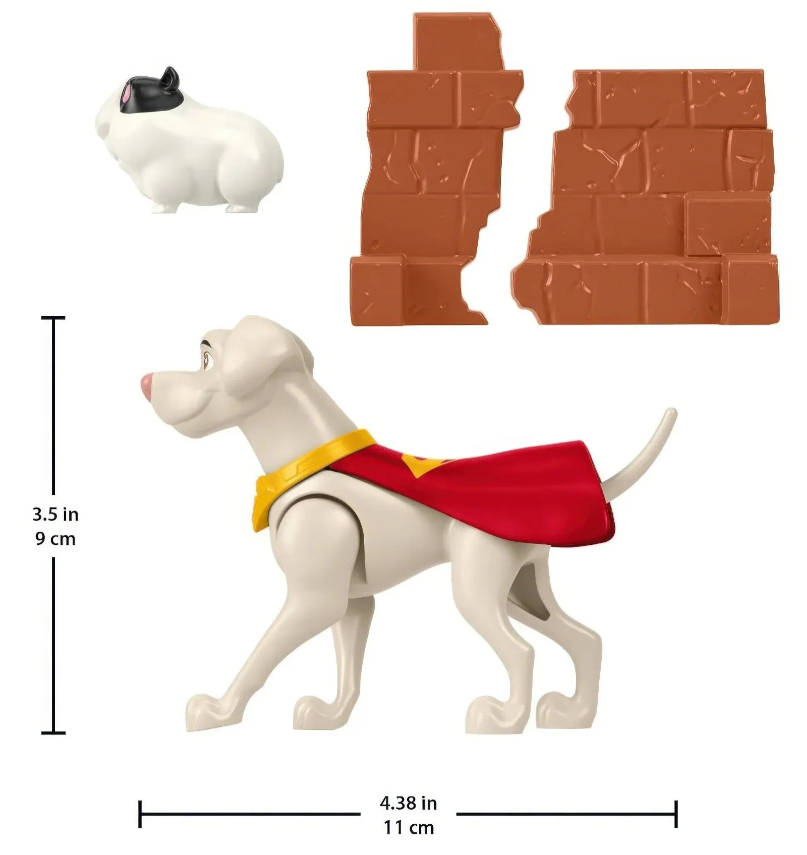 Fisher-Price DC League of Super-Pets Hero Punch Krypto Poseable Figure