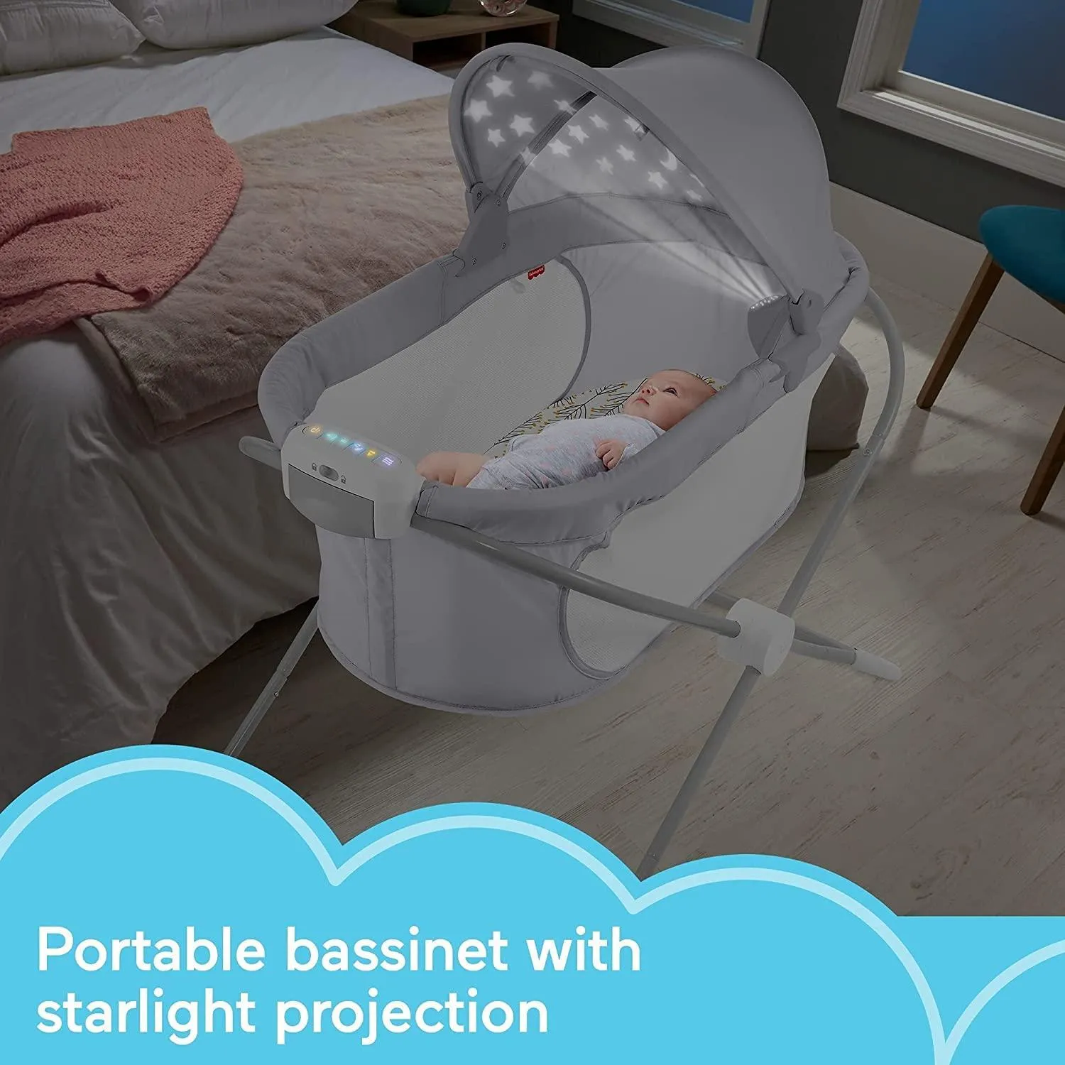 Fisher-Price Soothing View Projection Bassinet