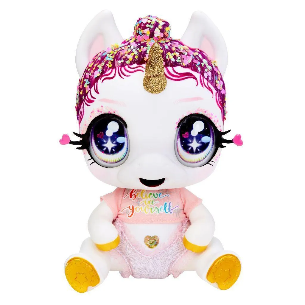 Glitter Babyz Unicorn Colour Changing Doll Lunita Sky