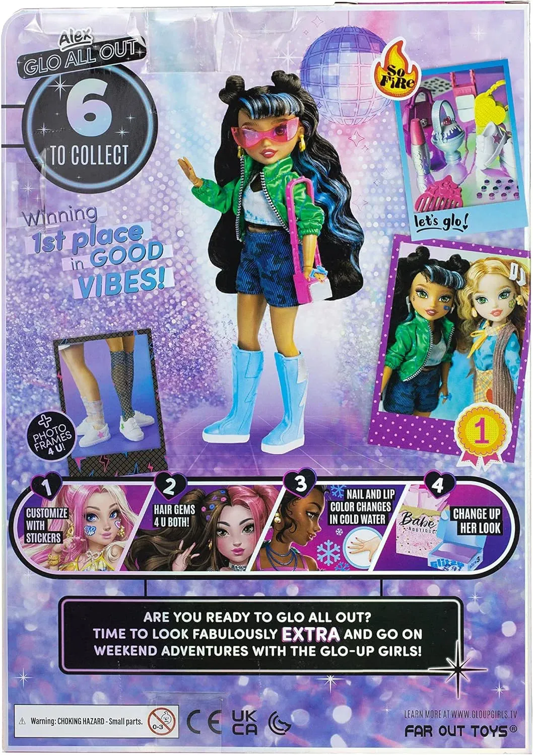 Glo-Up Girls - Alex Latina Hispanic Girl Fashion Doll