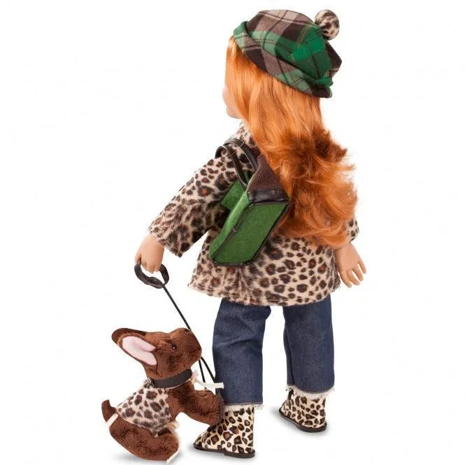 Gotz Dolls Hannah and Her Dog 50cm Doll