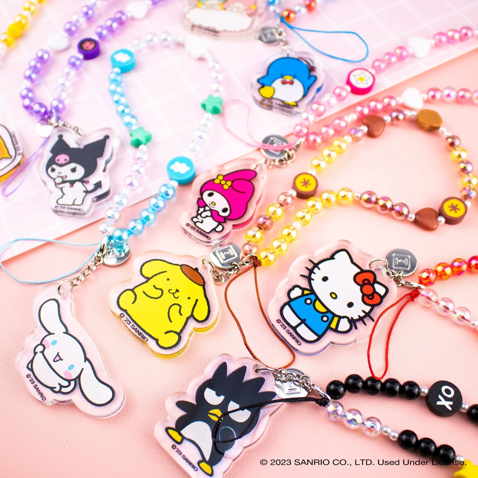 Gudetama Beaded Charm Mobile Phone Wrist Strap SANRIO