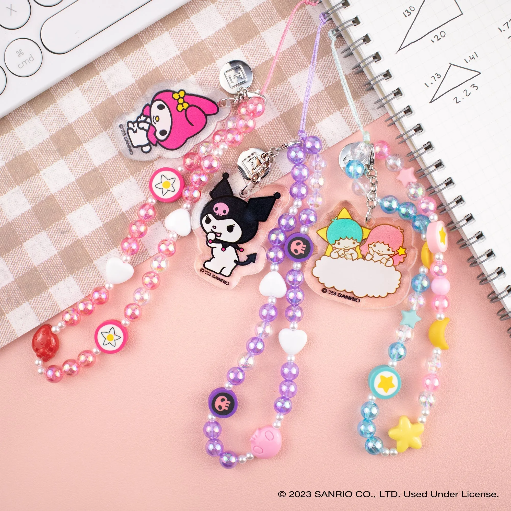 Gudetama Beaded Charm Mobile Phone Wrist Strap SANRIO
