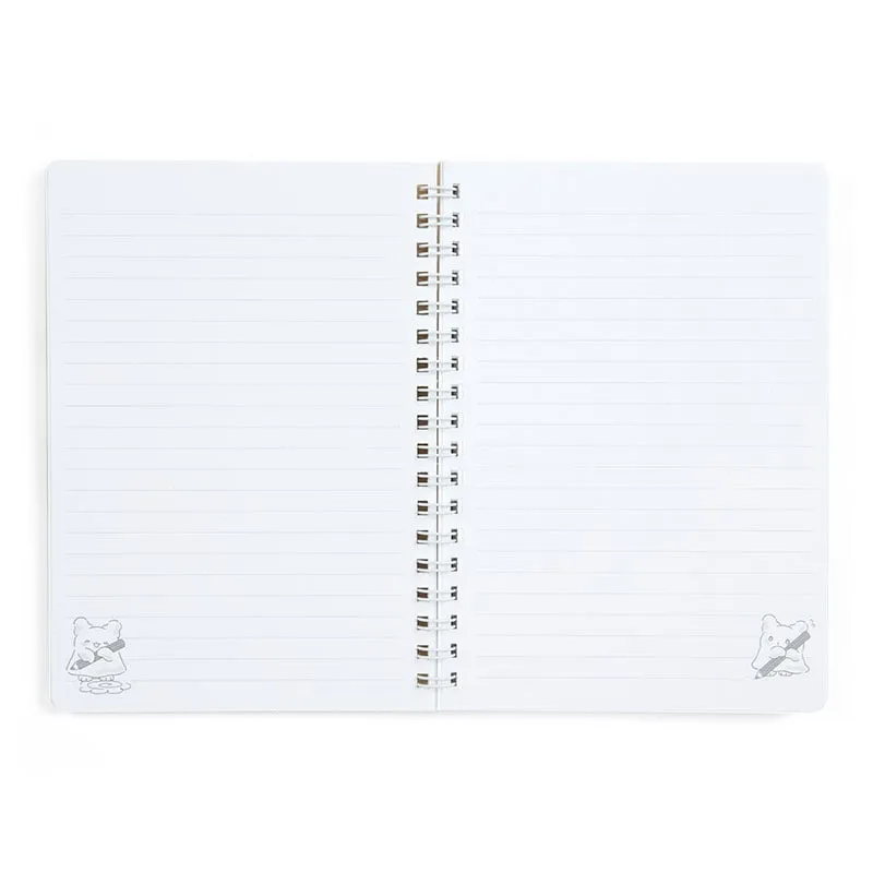 Hanamaruobake Lined Notebook (Elastic Closure) SANRIO