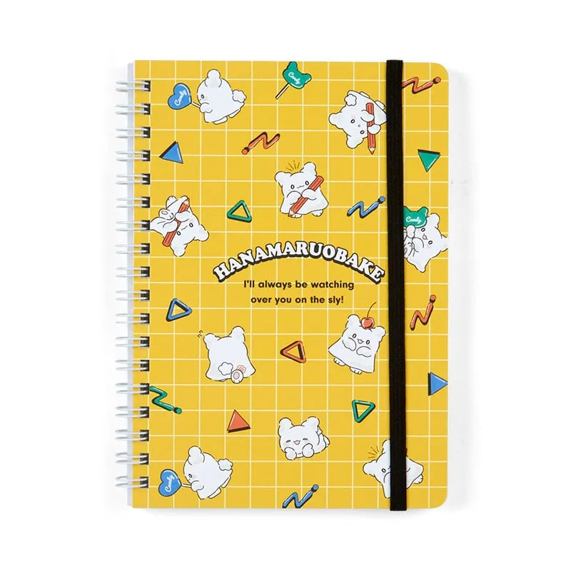 Hanamaruobake Lined Notebook (Elastic Closure) SANRIO