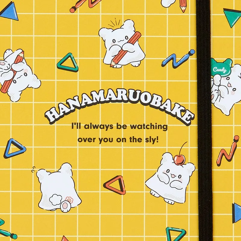 Hanamaruobake Lined Notebook (Elastic Closure) SANRIO