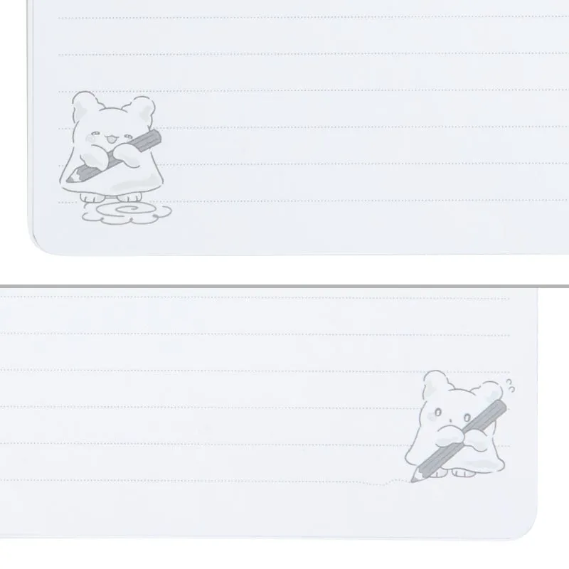 Hanamaruobake Lined Notebook (Elastic Closure) SANRIO