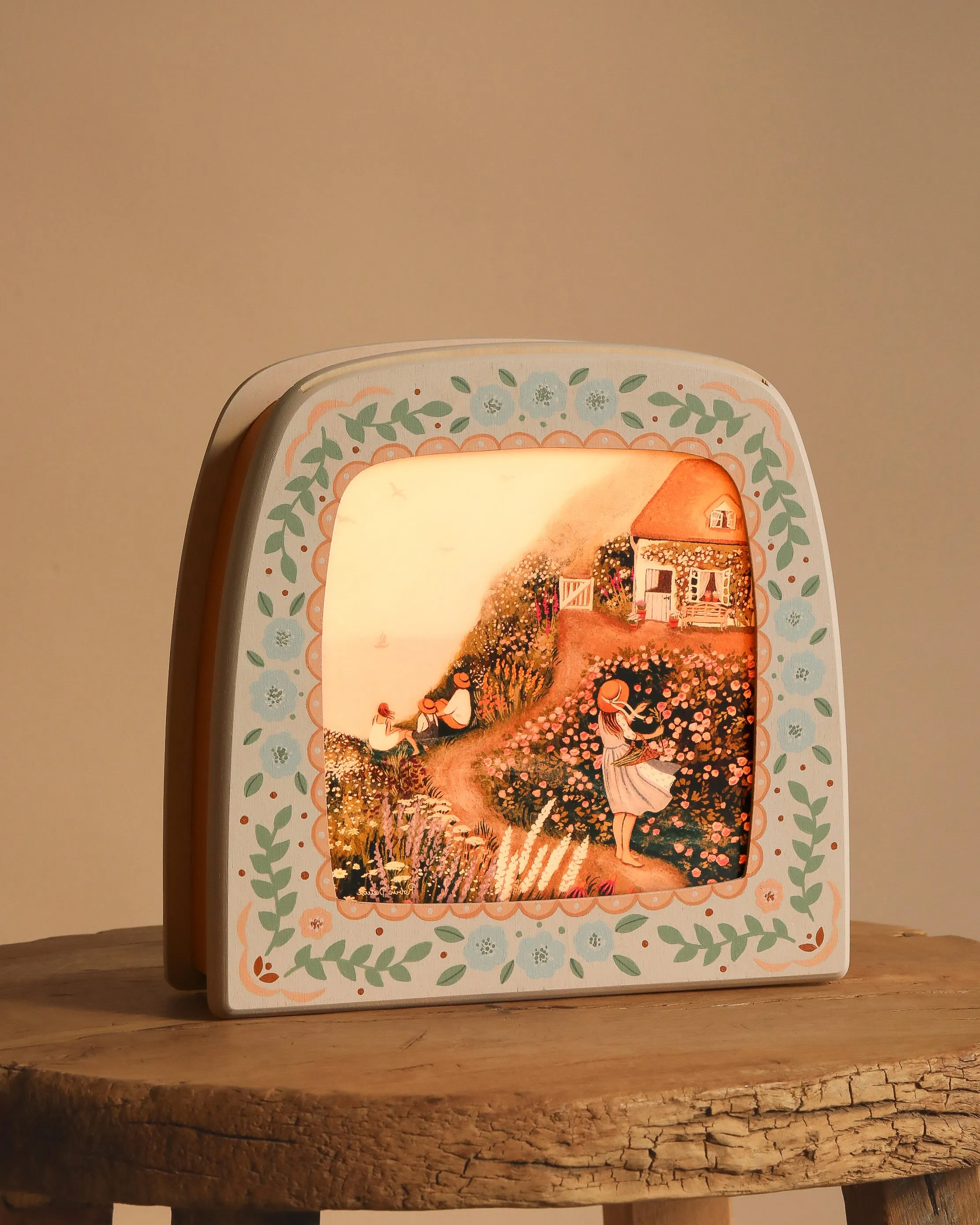 Hand-Painted Toverlux Magic Lamp - Spring (Odin Parker Exclusive) - Made To Order Odin Parker