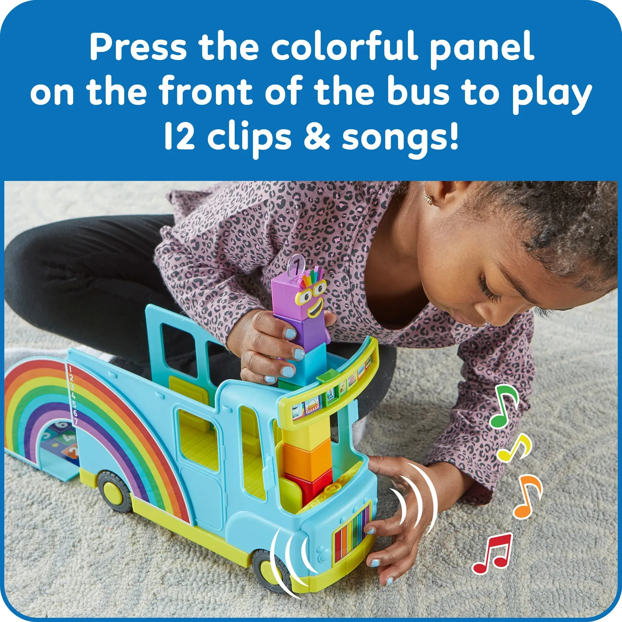 Hand2Mind Numberblocks Rainbow Counting Bus