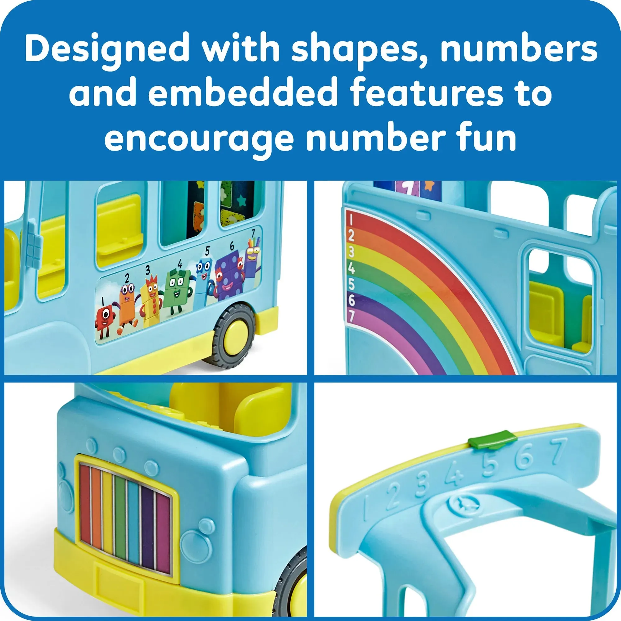 Hand2Mind Numberblocks Rainbow Counting Bus