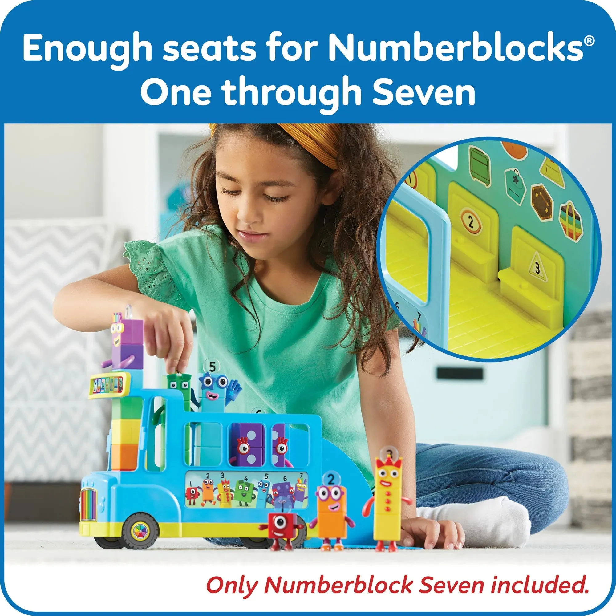 Hand2Mind Numberblocks Rainbow Counting Bus