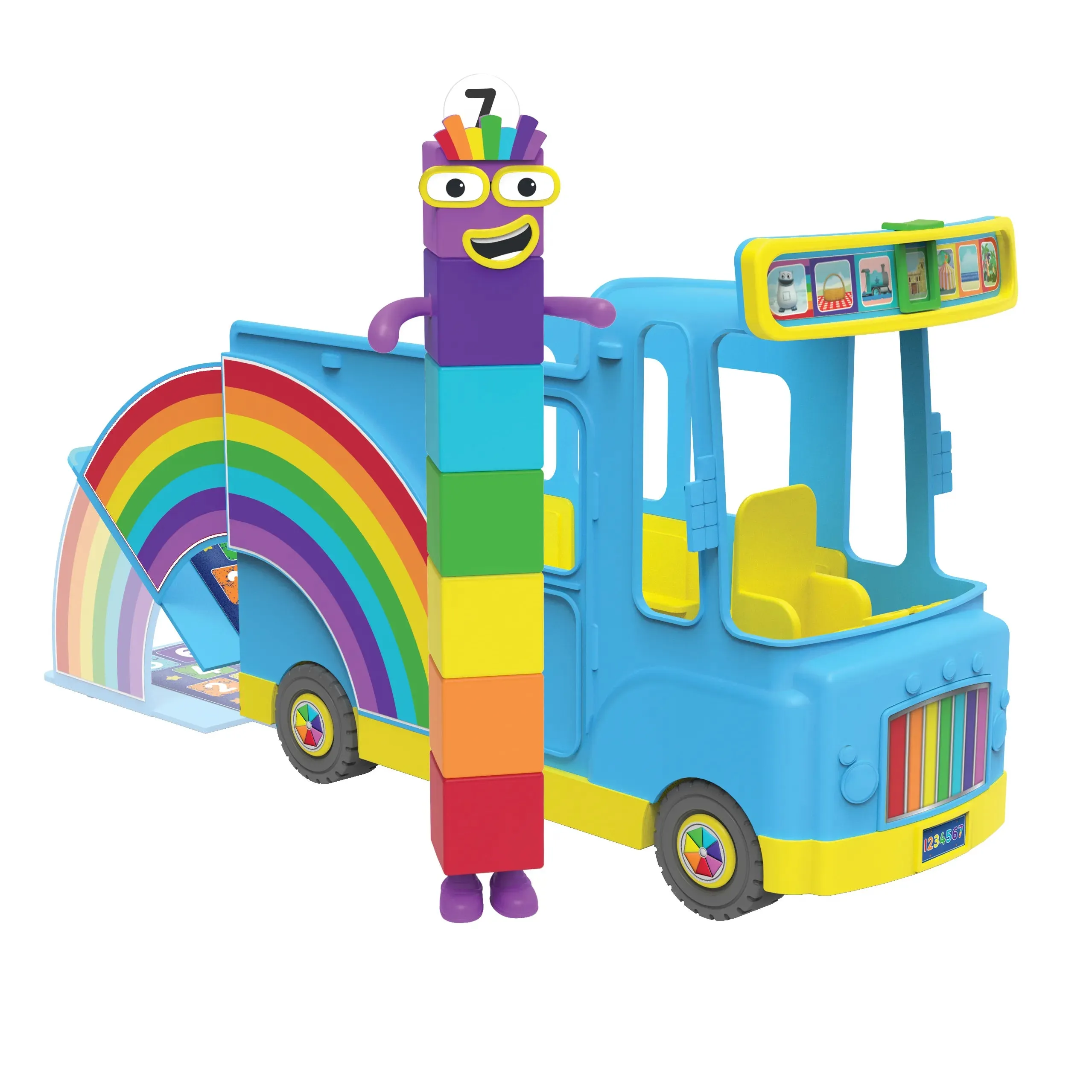 Hand2Mind Numberblocks Rainbow Counting Bus