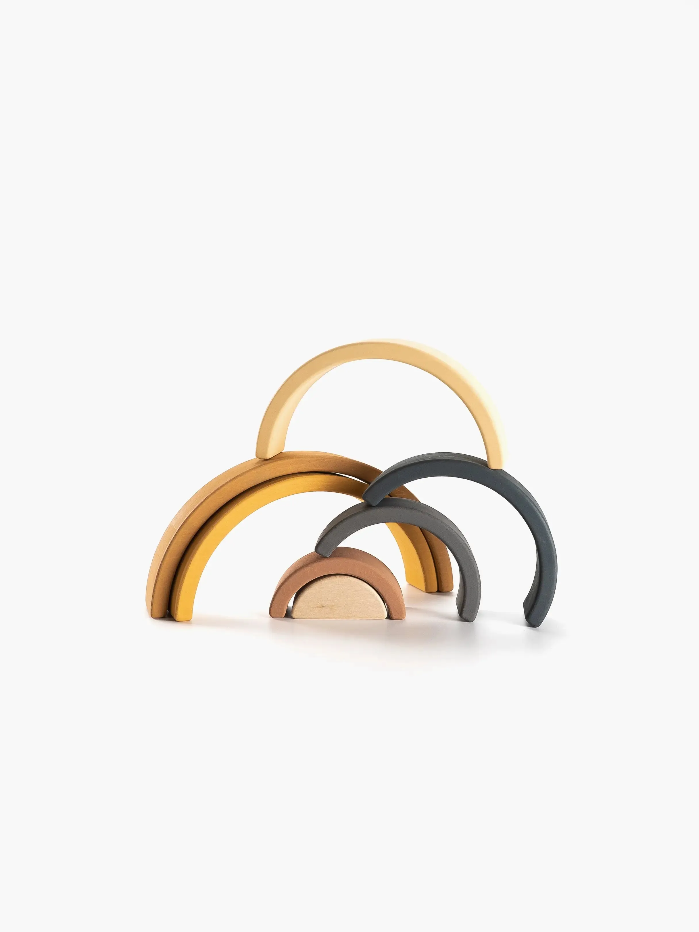 Handmade Rainbow Stacker - Mustard Odin Parker