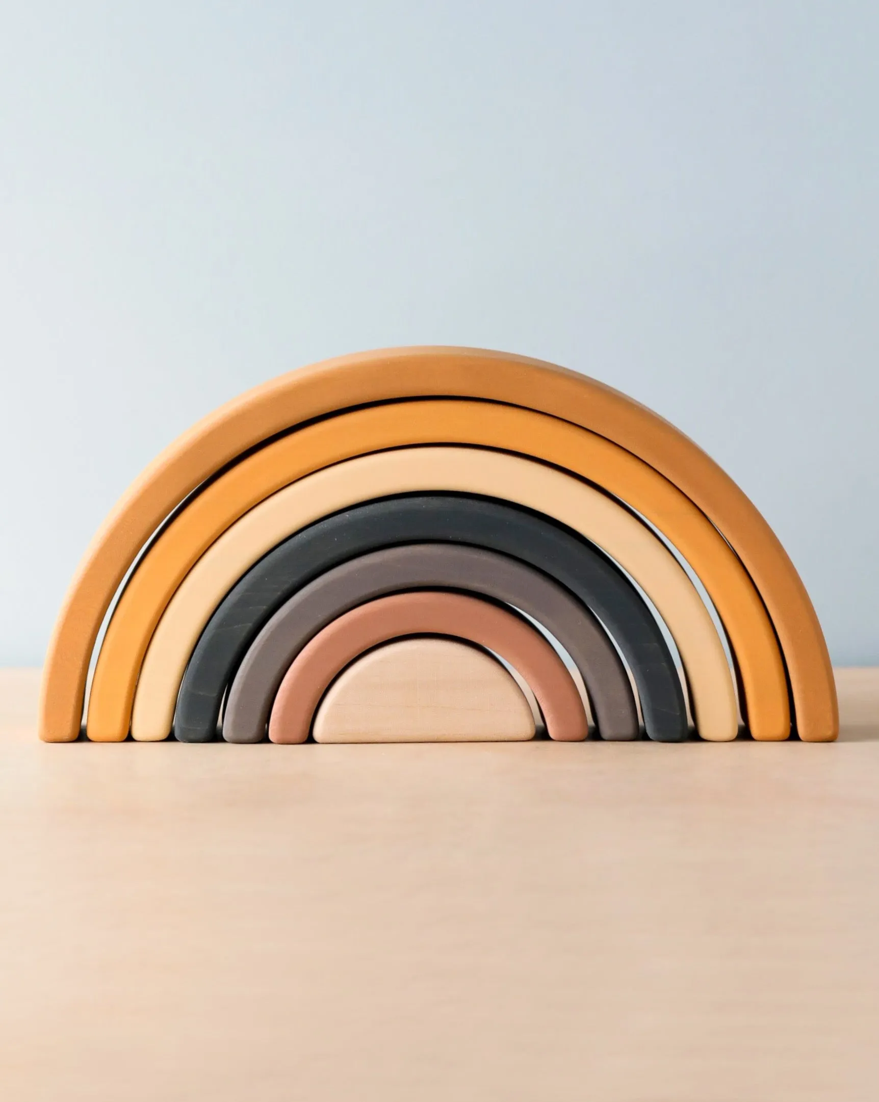 Handmade Rainbow Stacker - Mustard Odin Parker
