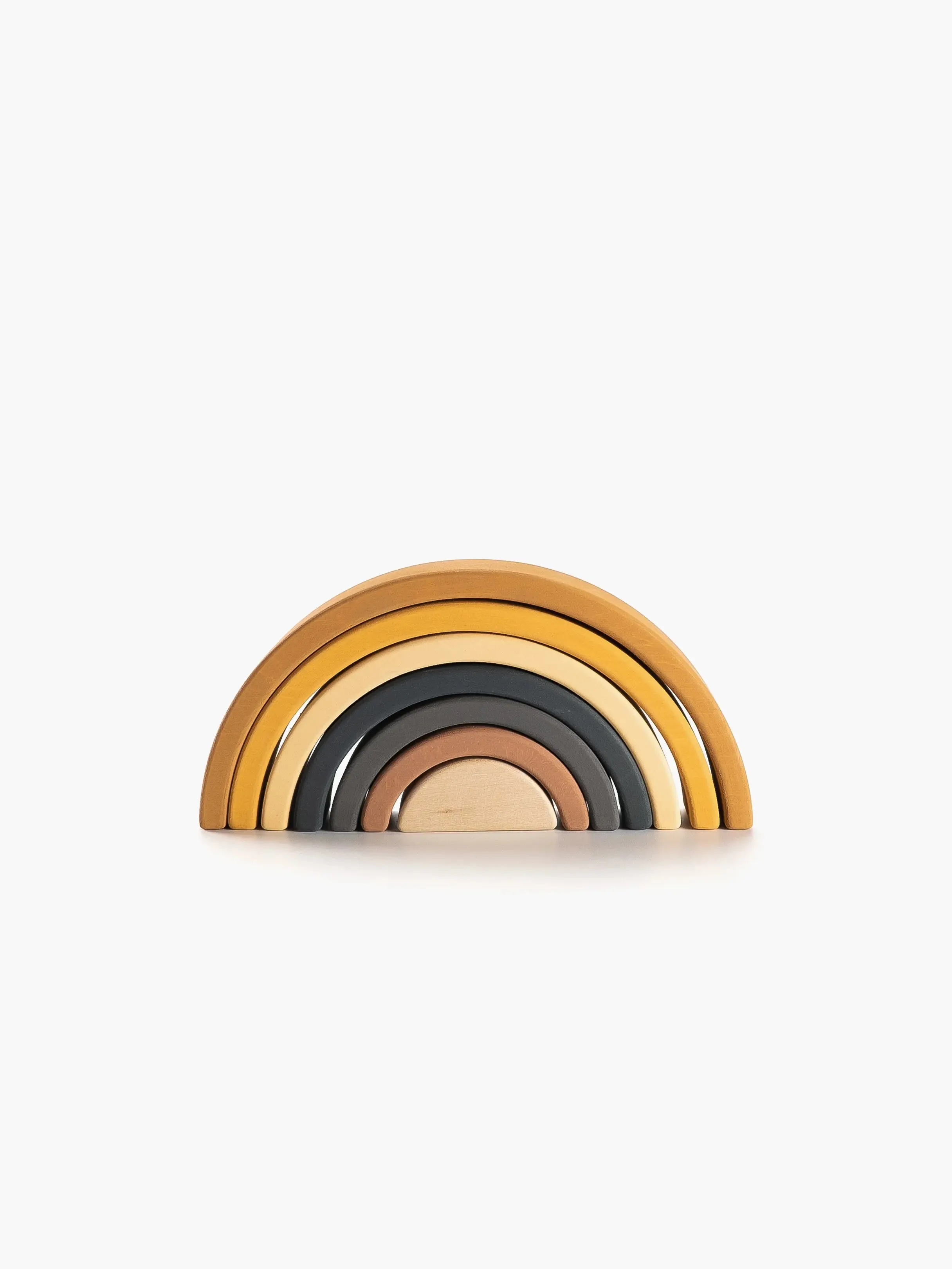 Handmade Rainbow Stacker - Mustard Odin Parker