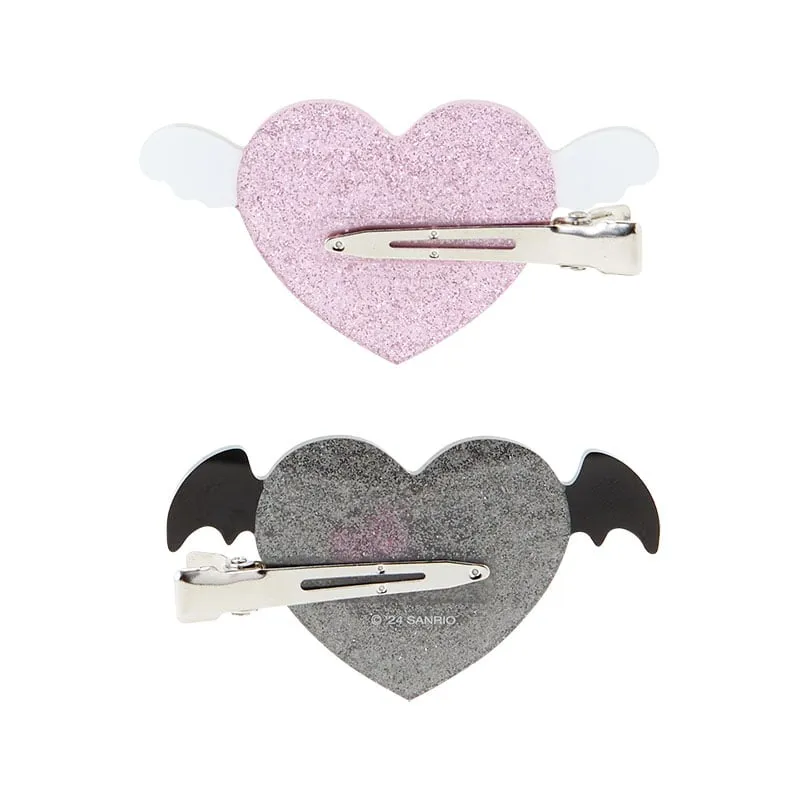 Hello Kitty 2-Pc Hair Clip Set (Naughty and Nice Series) SANRIO