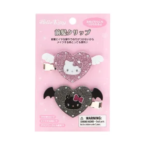Hello Kitty 2-Pc Hair Clip Set (Naughty and Nice Series) SANRIO