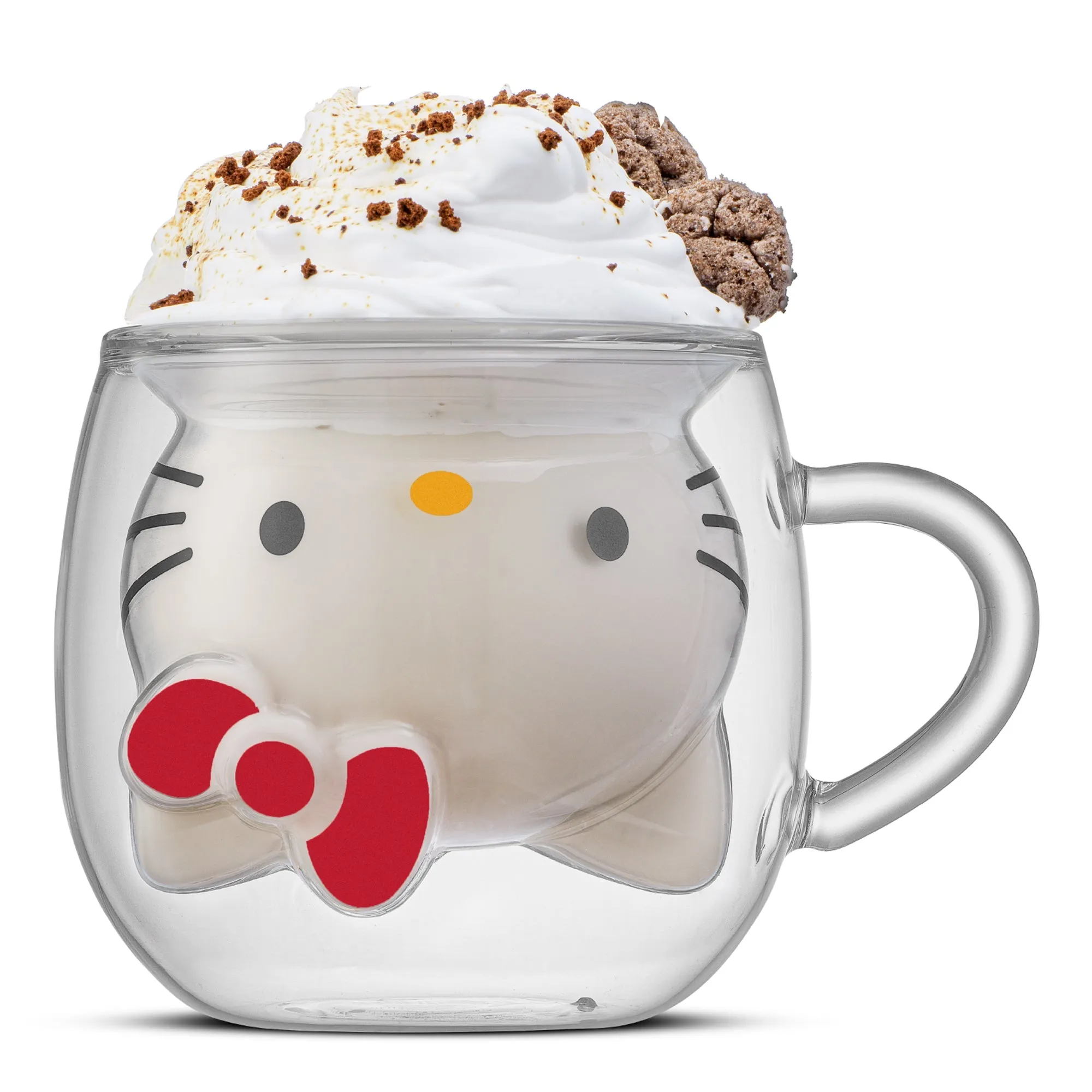 Hello Kitty 3D Double Wall Espresso Glass SANRIO