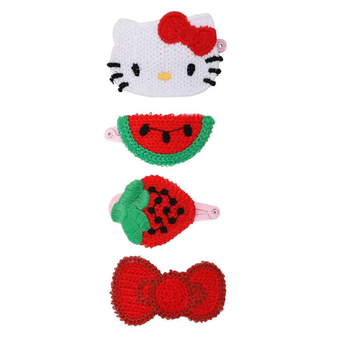 Hello Kitty 4-pc Crochet Hair Clip Set SANRIO