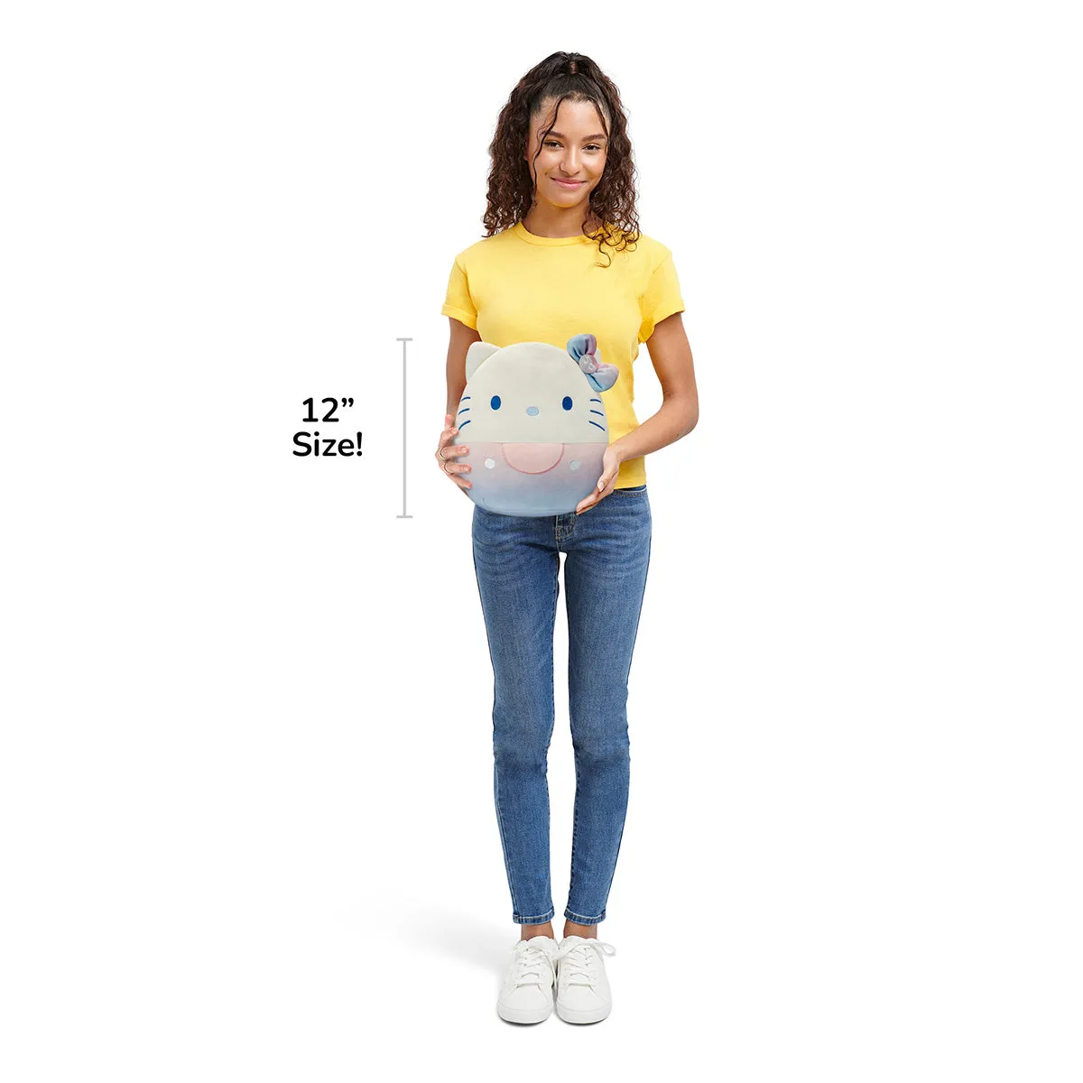 Hello Kitty 50th Anniversary 12" Sparkle Gradient Squishmallows SANRIO