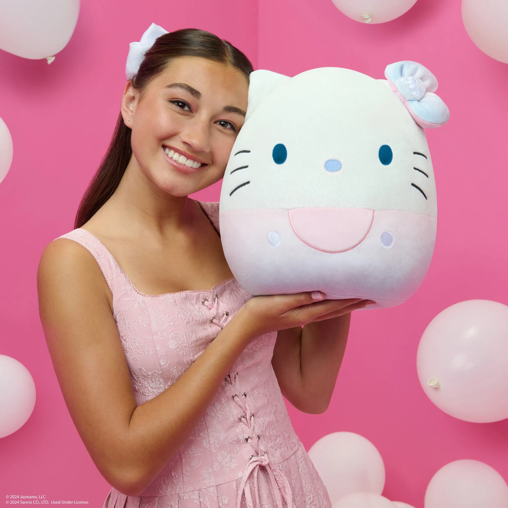 Hello Kitty 50th Anniversary 12" Sparkle Gradient Squishmallows SANRIO