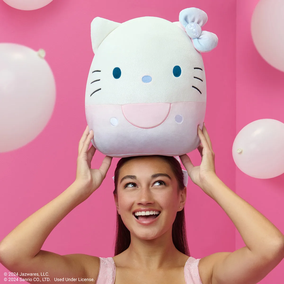 Hello Kitty 50th Anniversary 12" Sparkle Gradient Squishmallows SANRIO