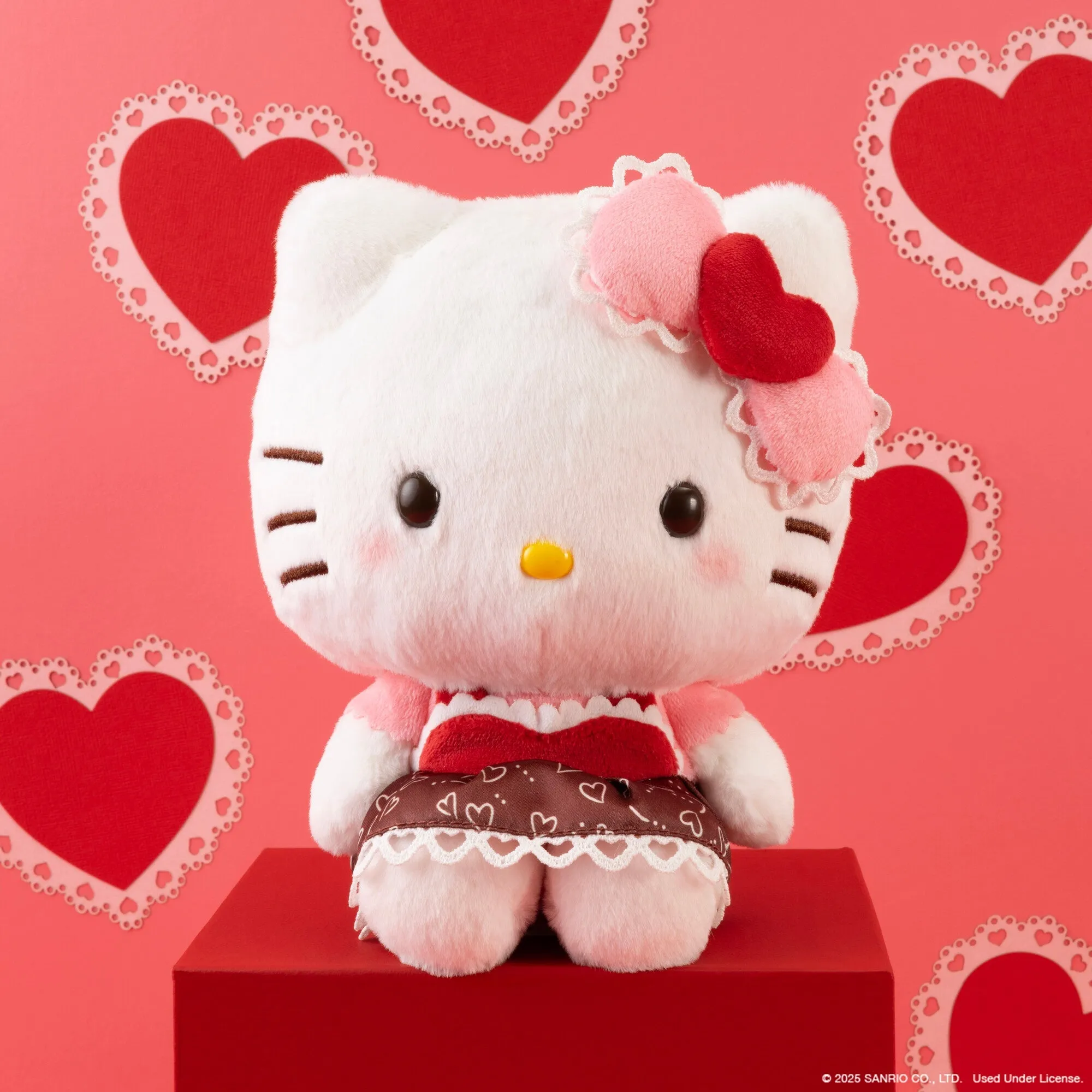 Hello Kitty 8" Ultra-Premier Valentines Plush (Limited Edition) SANRIO