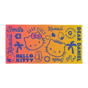Hello Kitty & Dear Daniel Good Vibes Beach Towel SANRIO