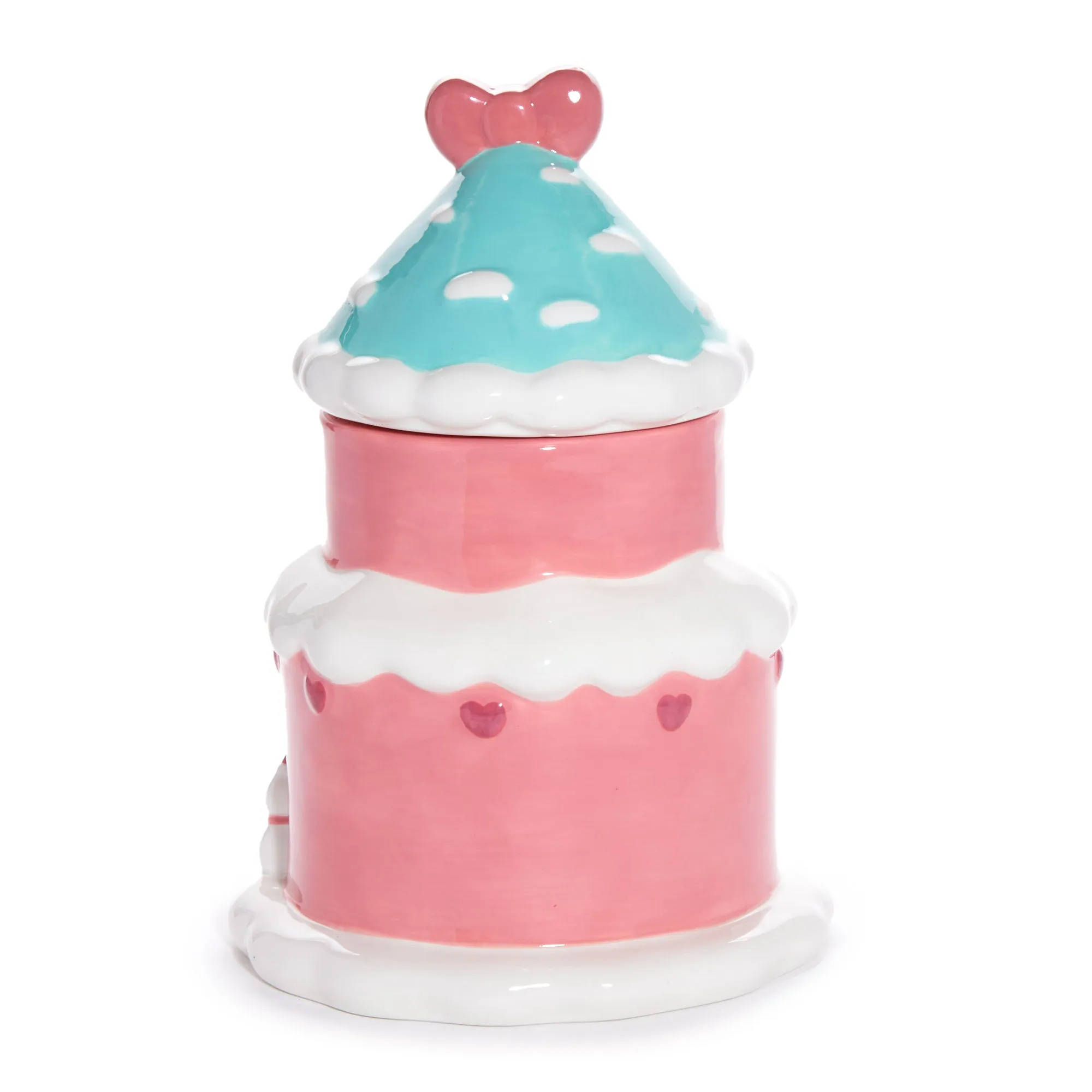 Hello Kitty and Cinnamoroll Ceramic Holiday Cottage Cookie Jar SANRIO
