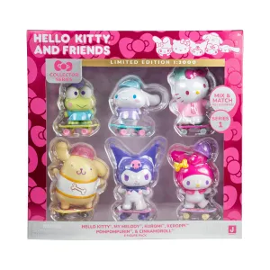 Hello Kitty and Friends 4" Ultra-Premier 6-Pc Figure Set SANRIO