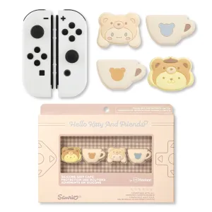 Hello Kitty and Friends Latte Bear Switch Grip Caps (Cinnamoroll   Pompompurin) SANRIO