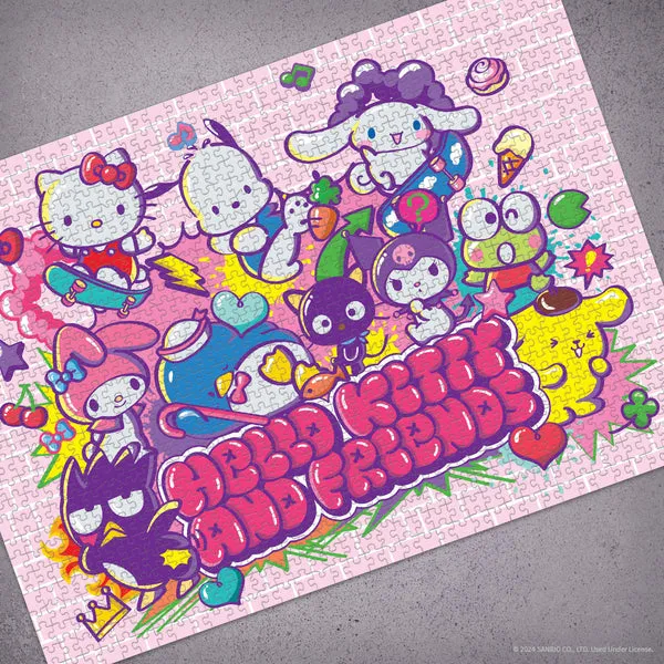 Hello Kitty and Friends Tokyo Skate 1000-Pc Puzzle SANRIO