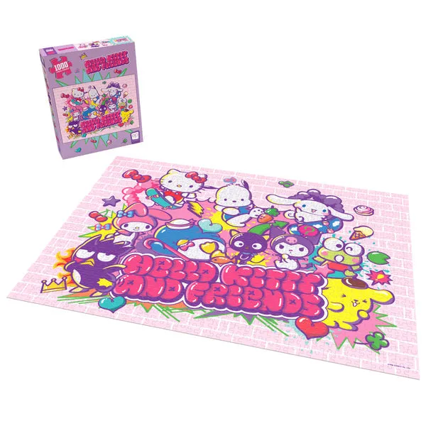 Hello Kitty and Friends Tokyo Skate 1000-Pc Puzzle SANRIO