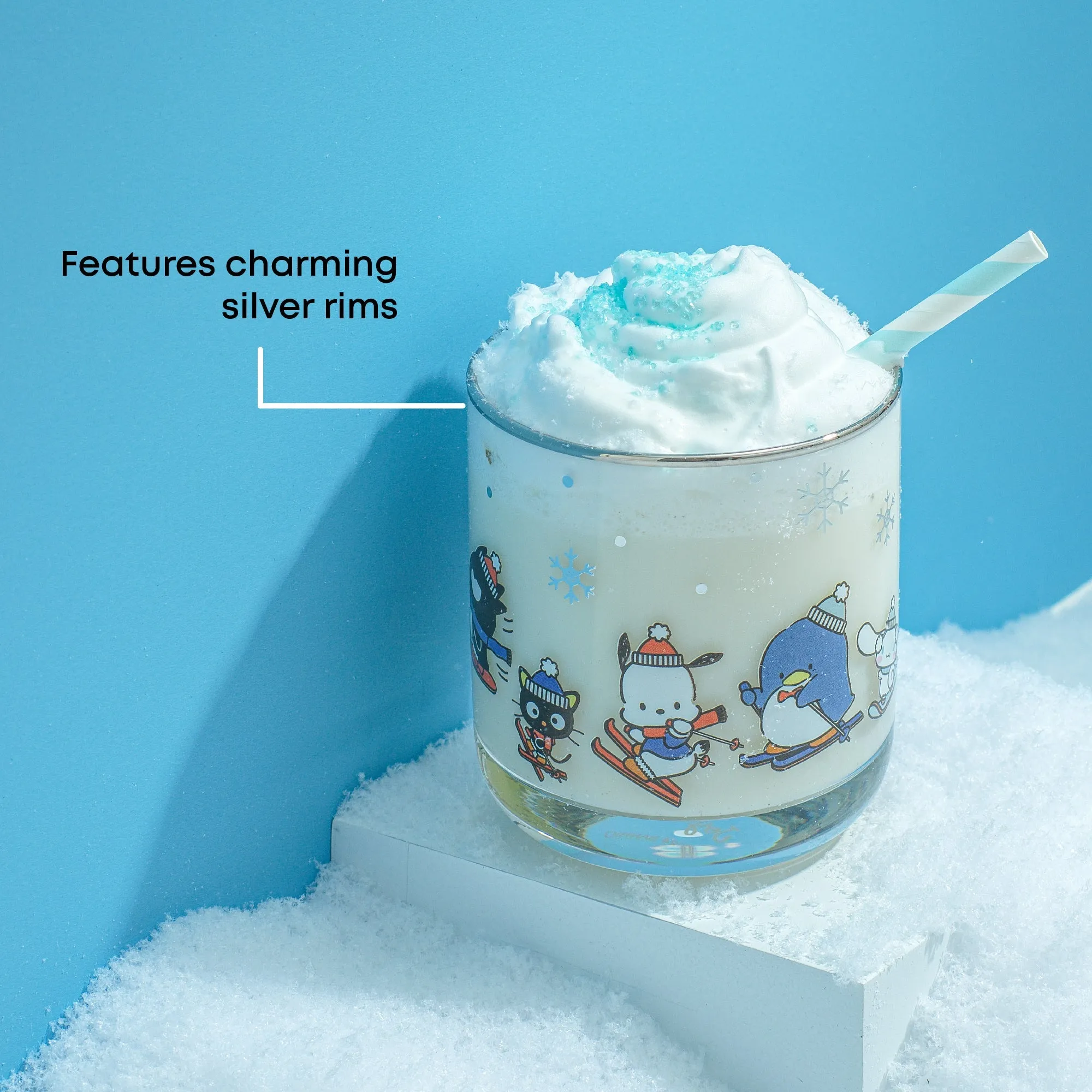 Hello Kitty and Friends Winter Wonderland Short Glasses SANRIO