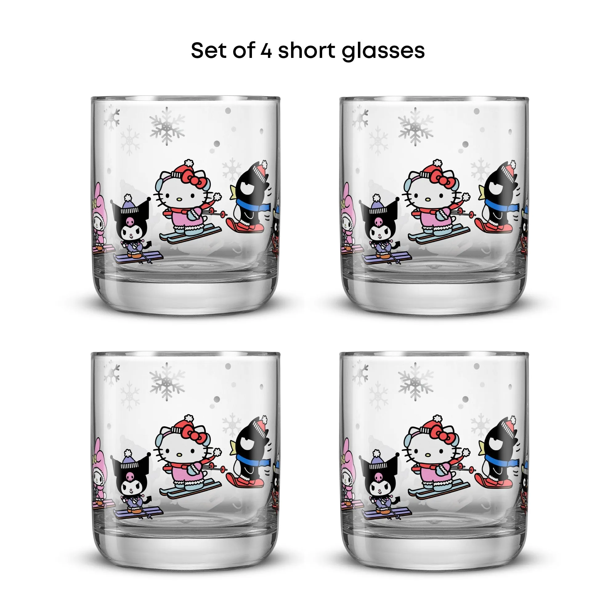 Hello Kitty and Friends Winter Wonderland Short Glasses SANRIO