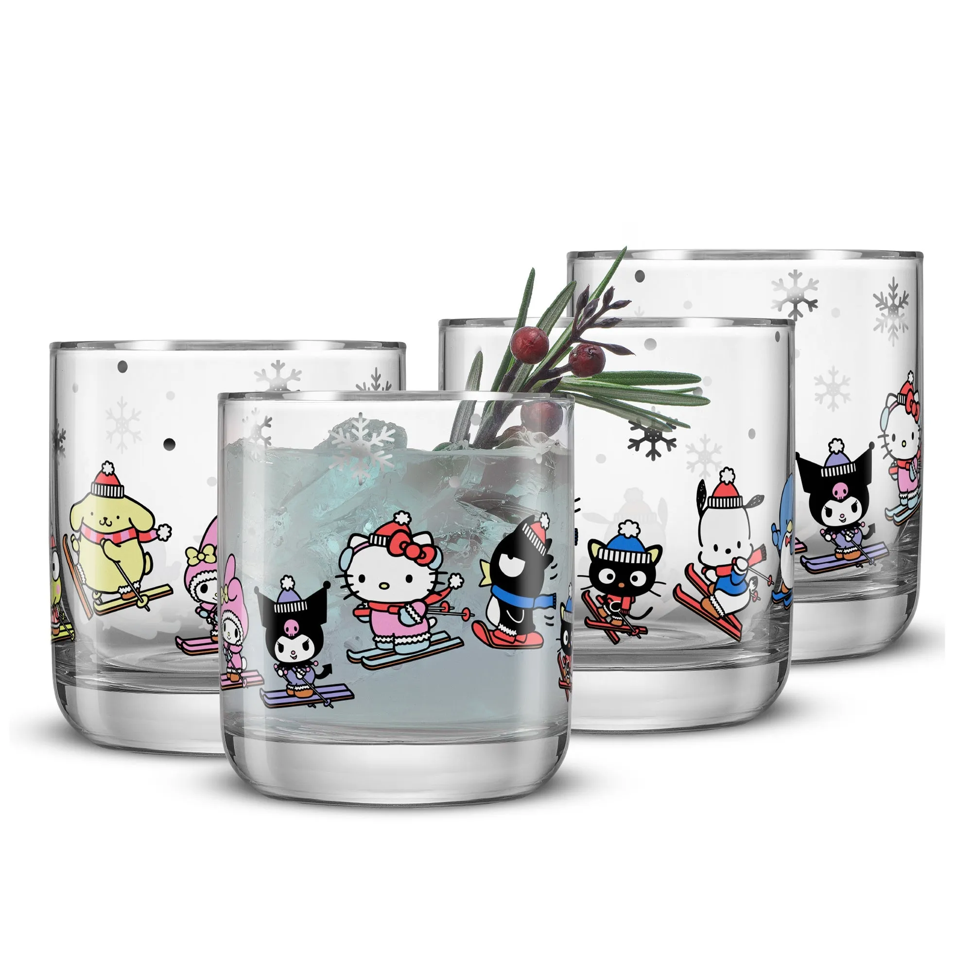 Hello Kitty and Friends Winter Wonderland Short Glasses SANRIO