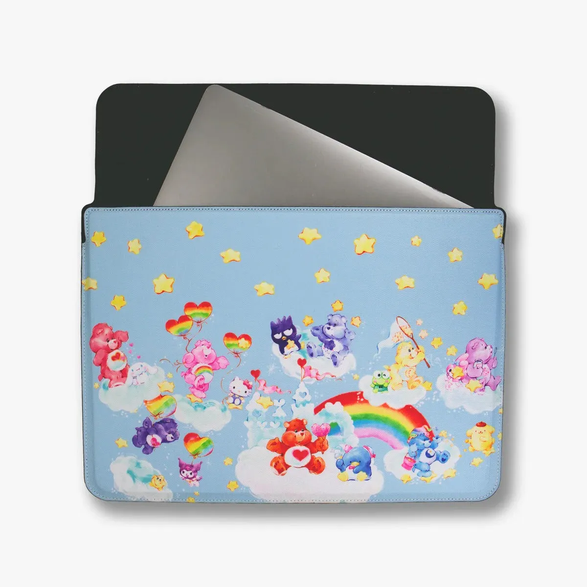 Hello Kitty and Friends x Care Bears 15" Foldable Laptop Sleeve SANRIO