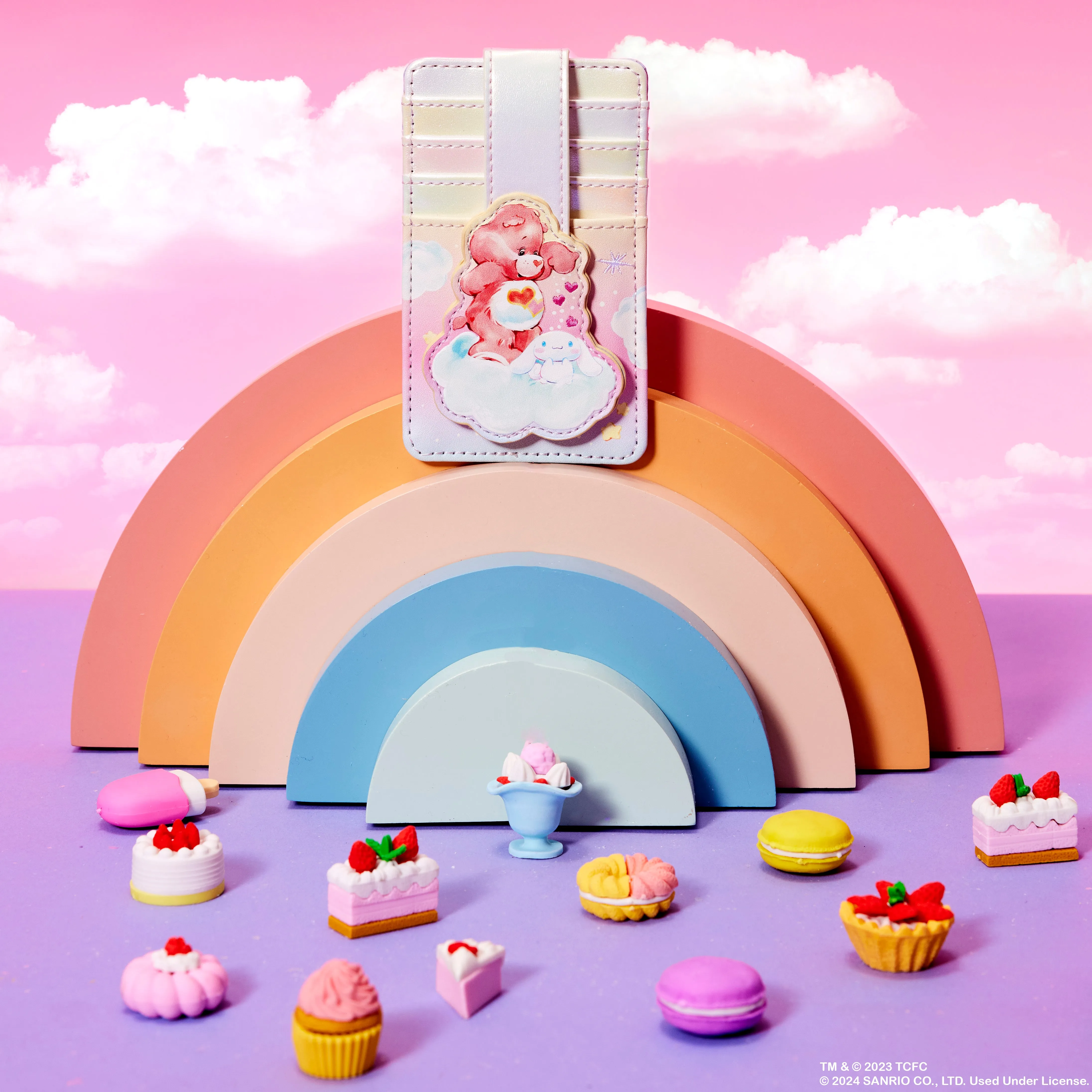 Hello Kitty and Friends x Care Bears Care-A-Lot Card Holder SANRIO
