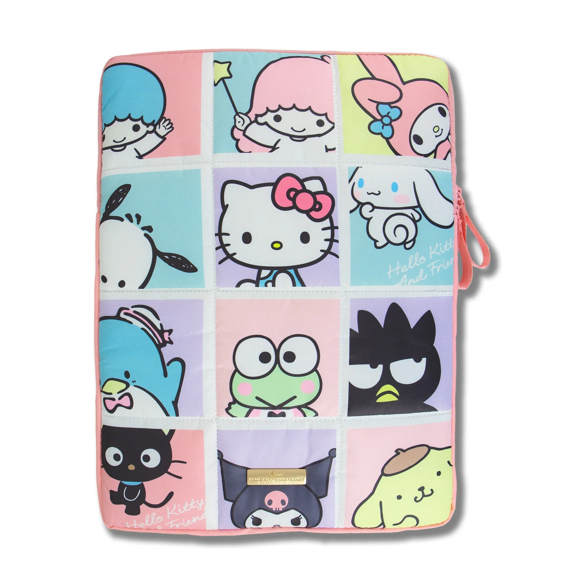Hello Kitty and Friends x Sonix Grid Puffy Laptop Sleeve SANRIO
