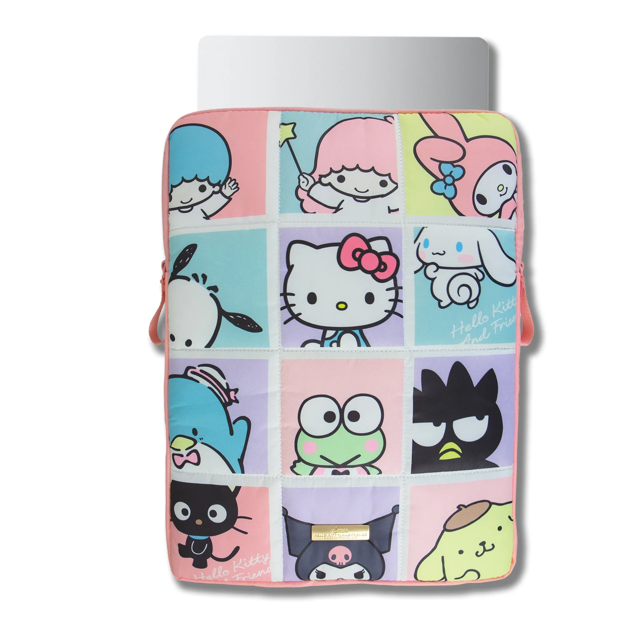 Hello Kitty and Friends x Sonix Grid Puffy Laptop Sleeve SANRIO