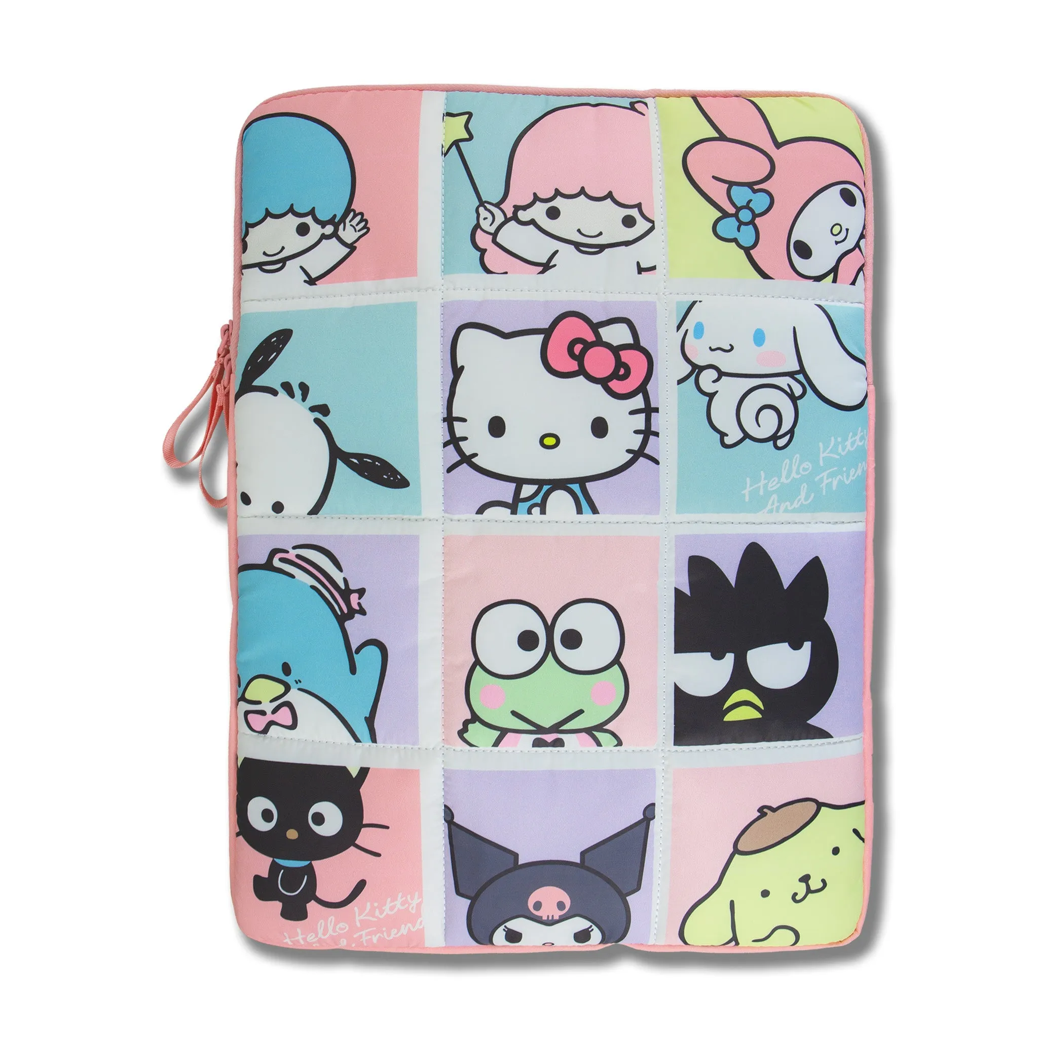 Hello Kitty and Friends x Sonix Grid Puffy Laptop Sleeve SANRIO