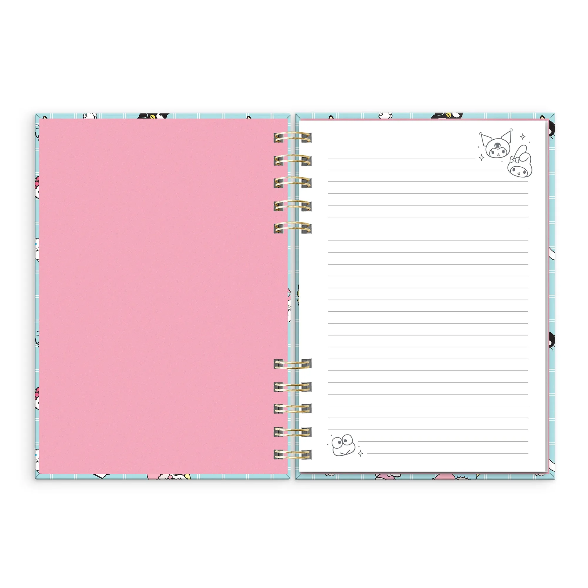 Hello Kitty and Friends x Studio Oh! Blue Grid Harper Notebook & Pen Set SANRIO