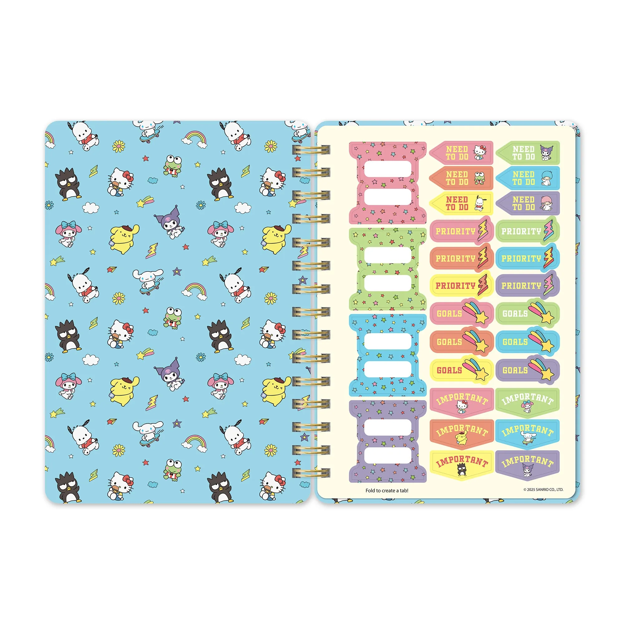 Hello Kitty and Friends x Studio Oh! College Letters Blue Agatha Notebook SANRIO